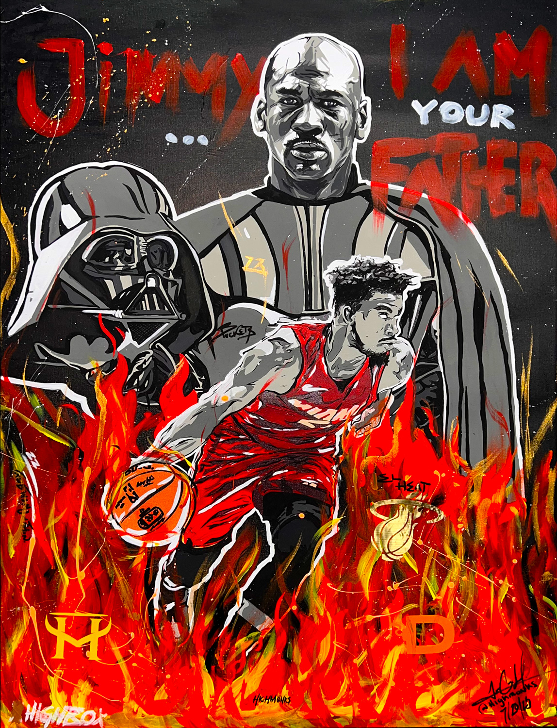 Juan G. artwork — Michael Jordan & Jimmy Butler