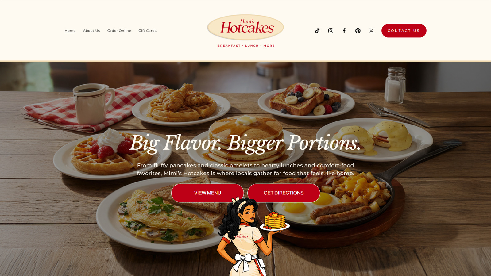Mimi's Hotcakes branding project